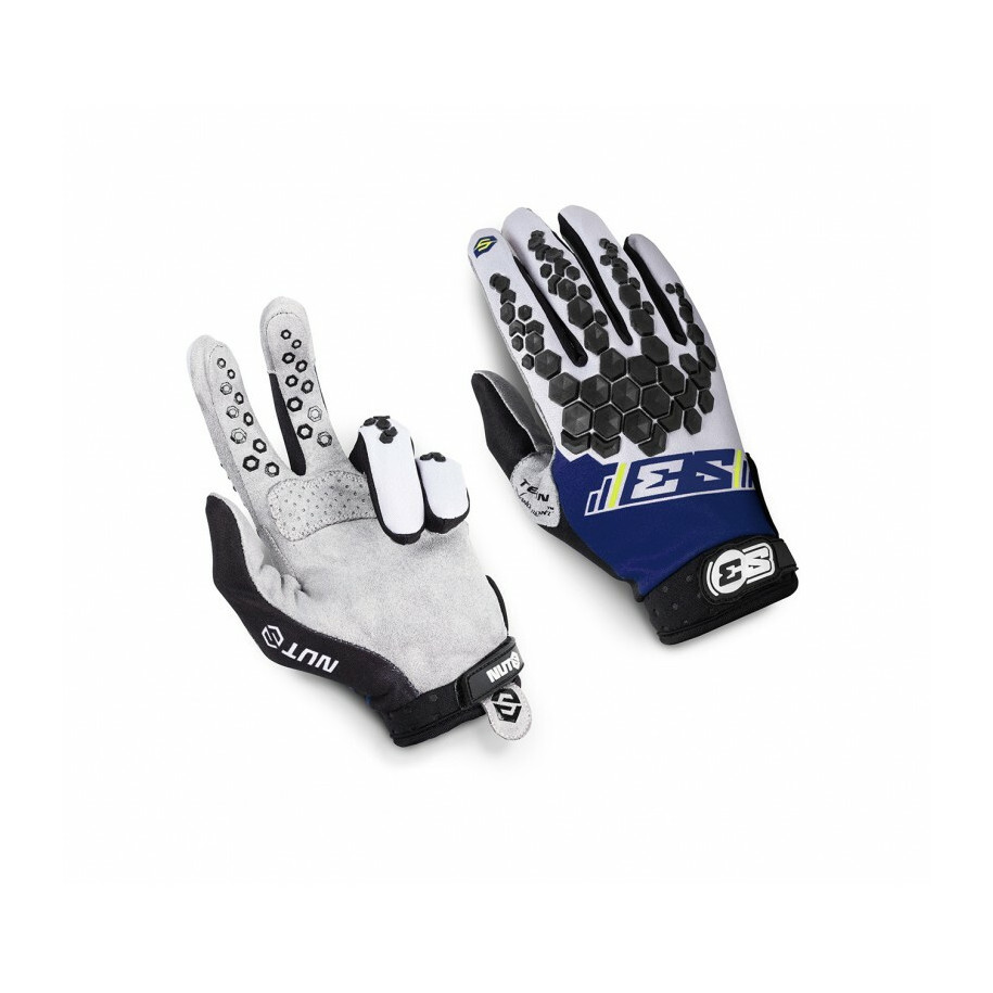 Gants S3 Nuts - jaune/bleu taille L