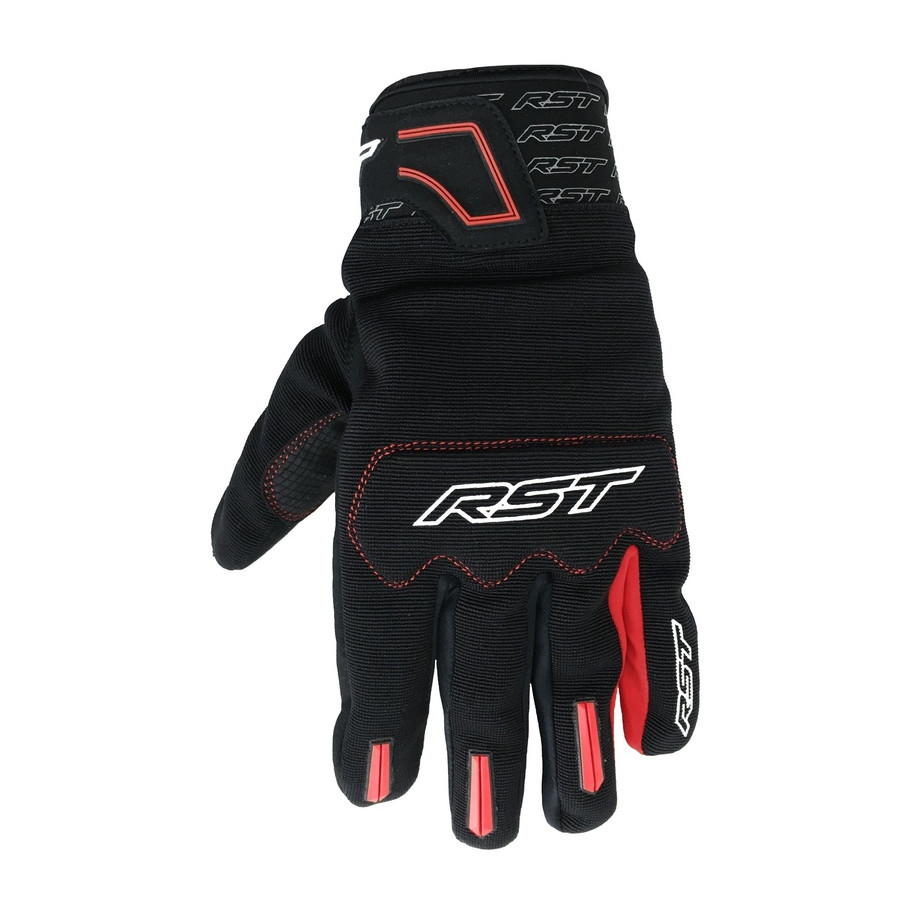 Gants RST Rider CE textile - rouge