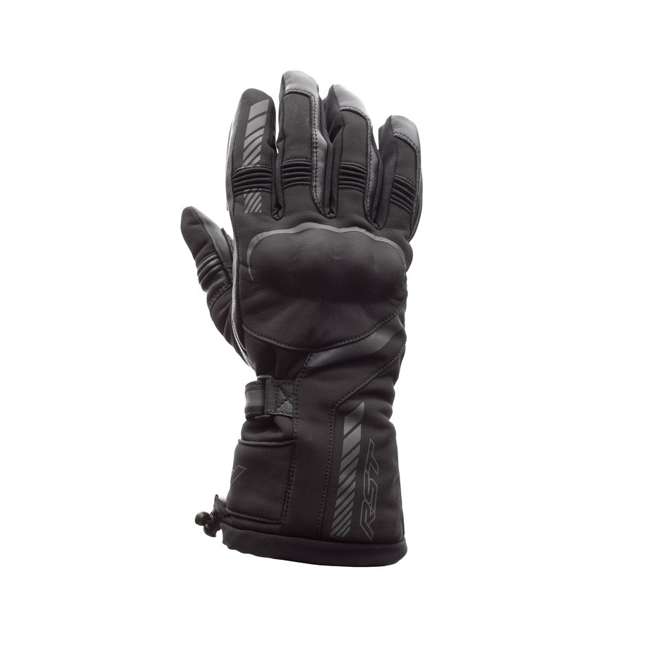 Gants RST Atlas Waterproof CE textile - noir