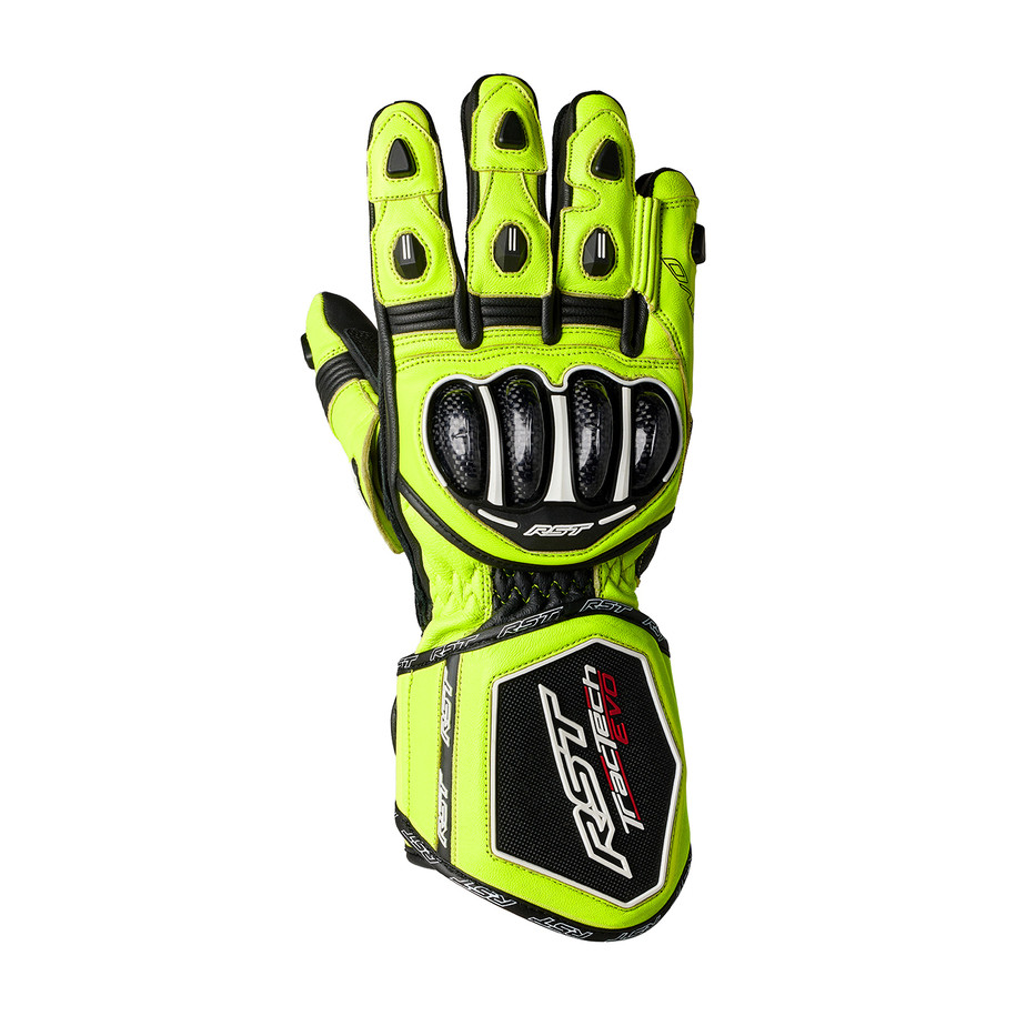 Gants RST TracTech Evo 4 - jaune fluo/noir