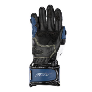 Gants RST TracTech Evo 4 cuir - bleu/blanc/noir