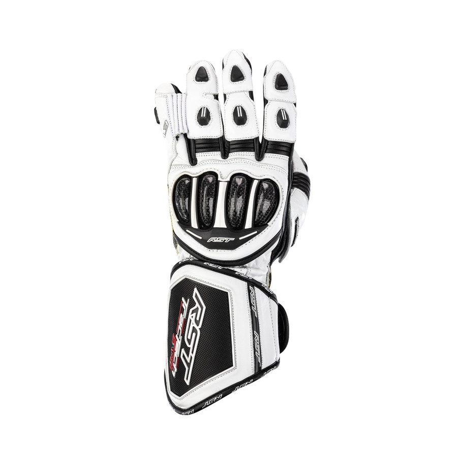 Gants RST TracTech Evo 4 cuir - blanc/noir