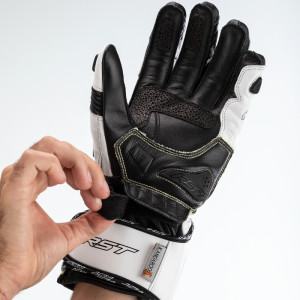 Gants RST TracTech Evo 4 cuir - blanc/noir