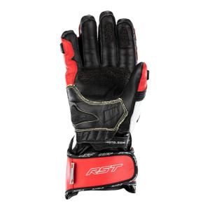 Gants RST TracTech Evo 4 cuir - rouge/blanc/noir