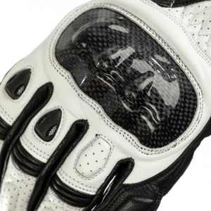 Gants RST Ladies Stunt 3 CE femme cuir/textile - blanc