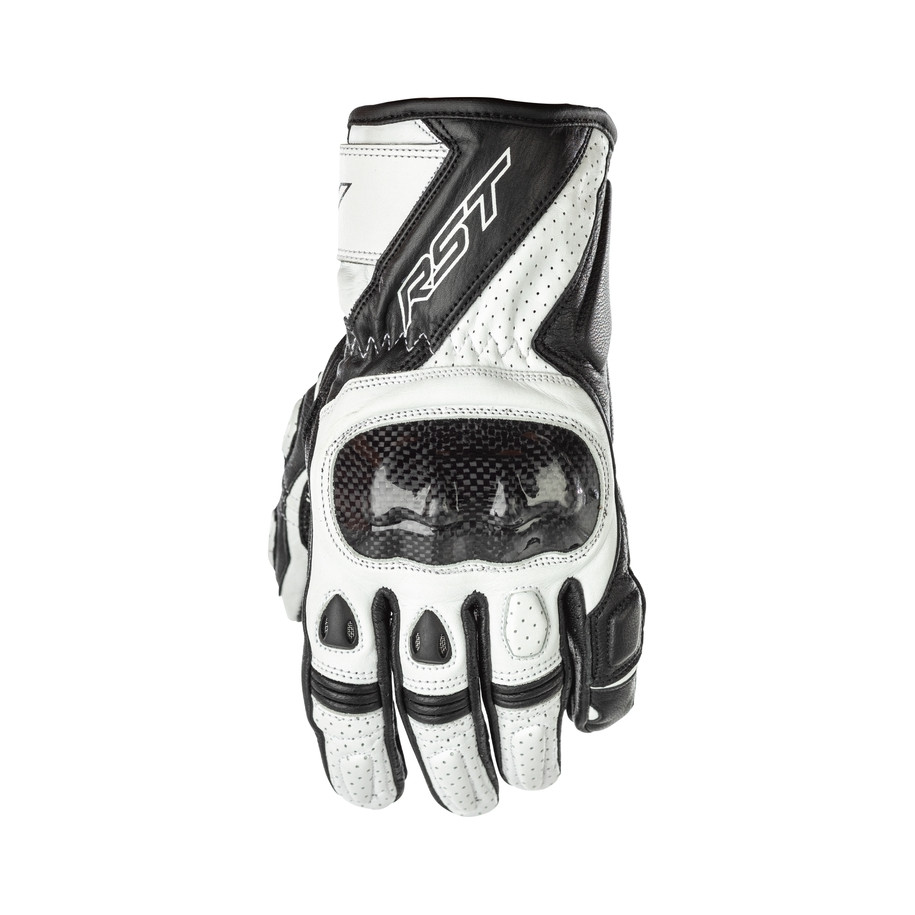 Gants RST Ladies Stunt 3 CE femme cuir/textile - blanc
