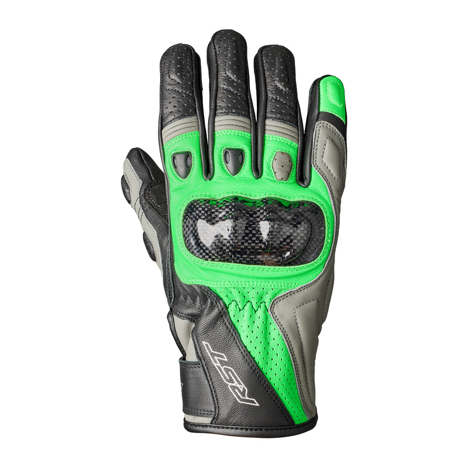 Gants RST Stunt 3 CE - vert fluo
