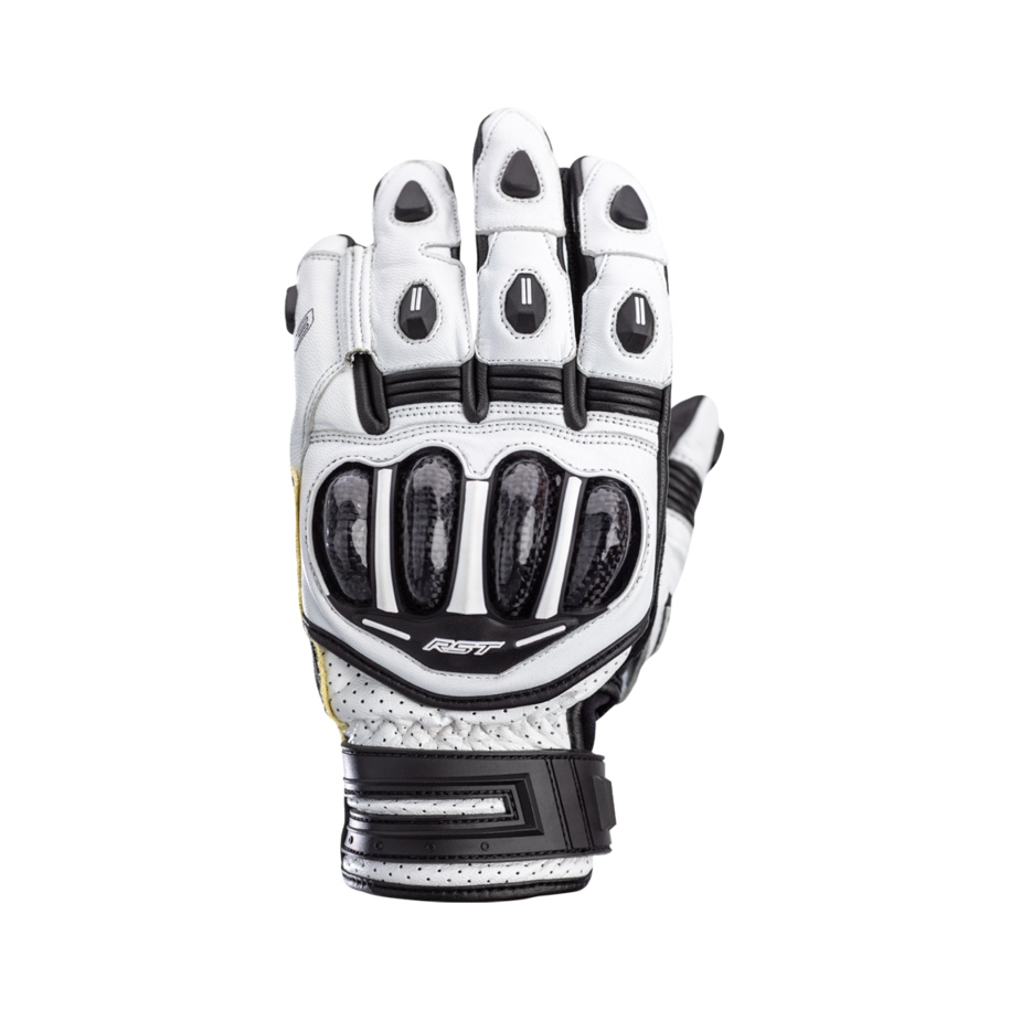 Gants RST TracTech Evo 4 Short - blanc/noir