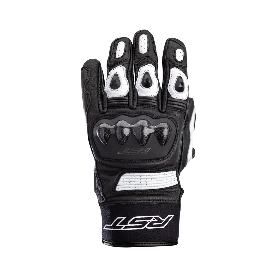 Gants RST Freestyle II cuir - blanc