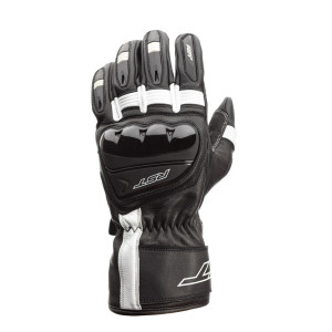 Gants RST Pilot CE cuir - noir/blanc