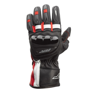 Gants RST Pilot CE cuir - noir/rouge/blanc