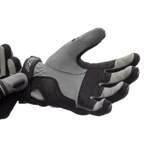 Gants RST Adventure-X CE cuir - gris