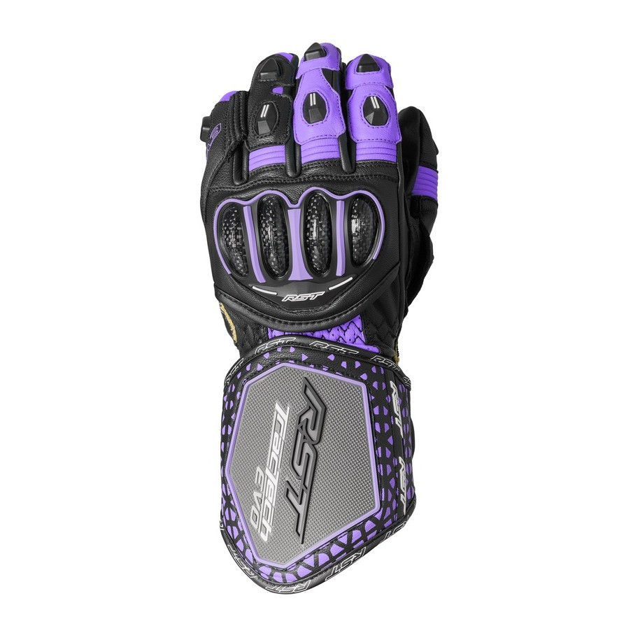 Gants femme RST TracTech Evo 4 - noir/fuchsia/gris
