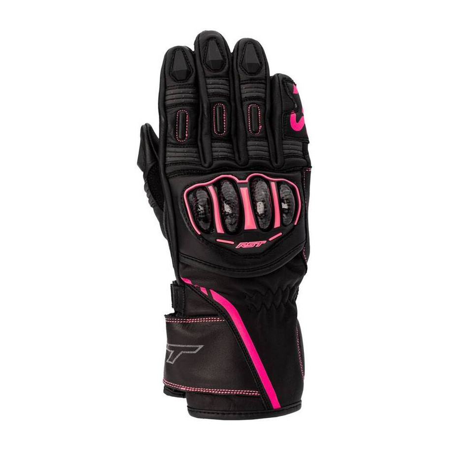 Gants RST S1 femme CE - rose fluo