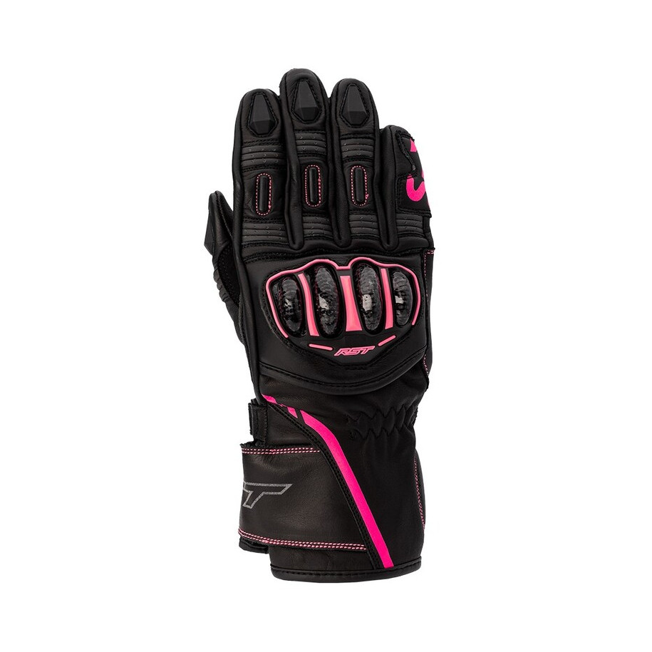 Gants RST S1 femme CE - rose fluo