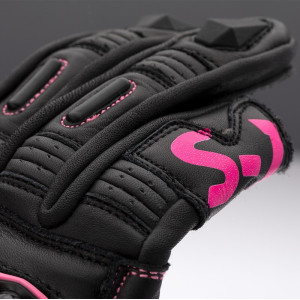 Gants RST S1 femme CE - rose fluo