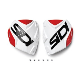 Plaque tibiale SIDI Crossfire 2 blanc/rouge