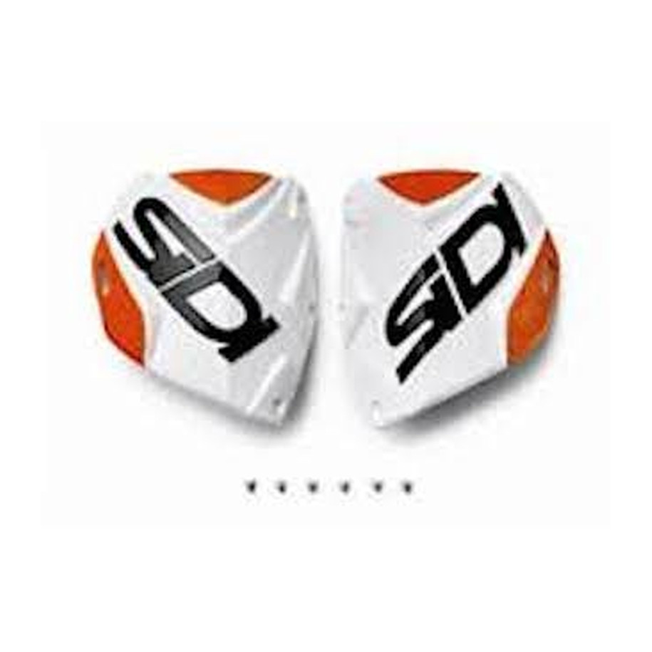 Plaque tibiale SIDI Crossfire 2 blanc/orange
