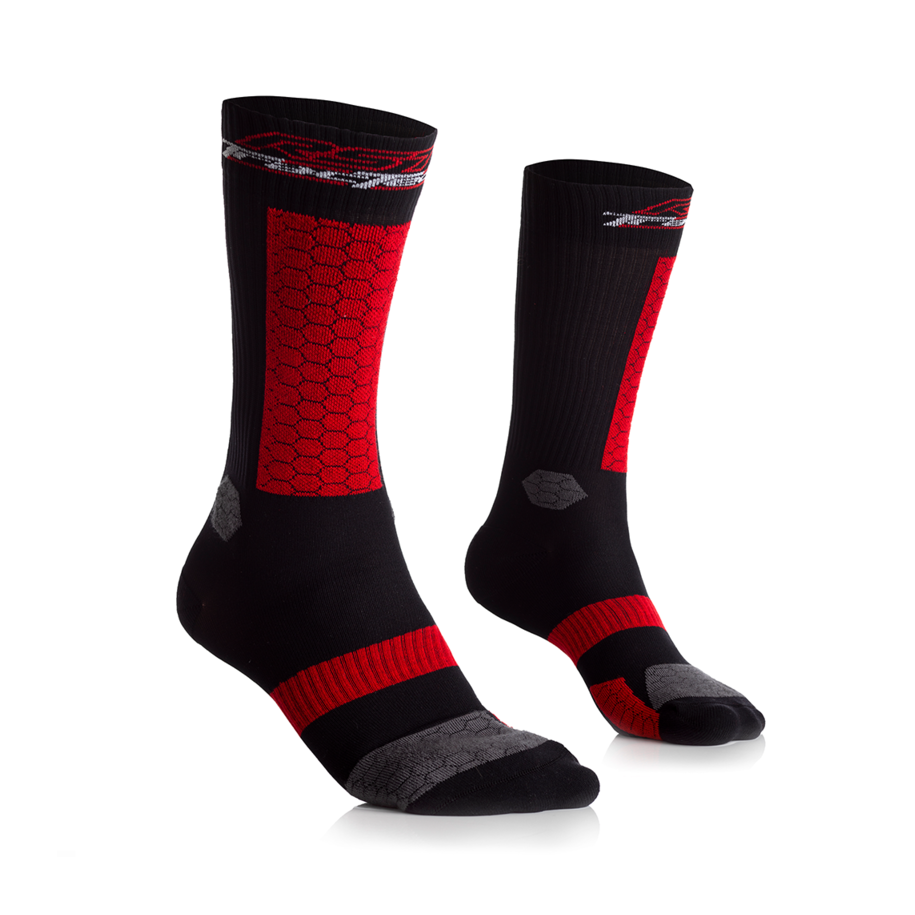 Chaussettes RST Tractech - noir/rouge taille M
