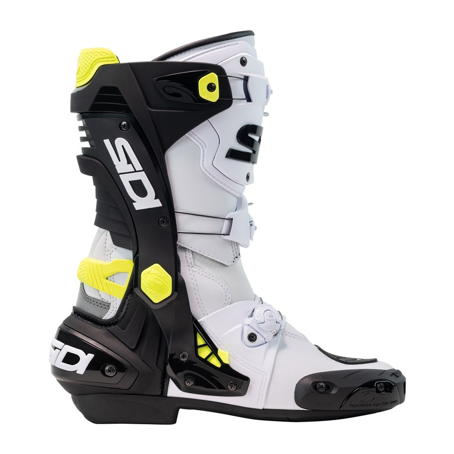 Bottes SIDI Rex - blanc / noir / jaune