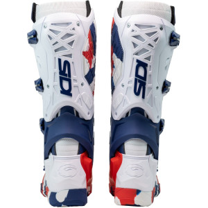 Bottes SIDI Crossair X - blanc / Navy / rouge