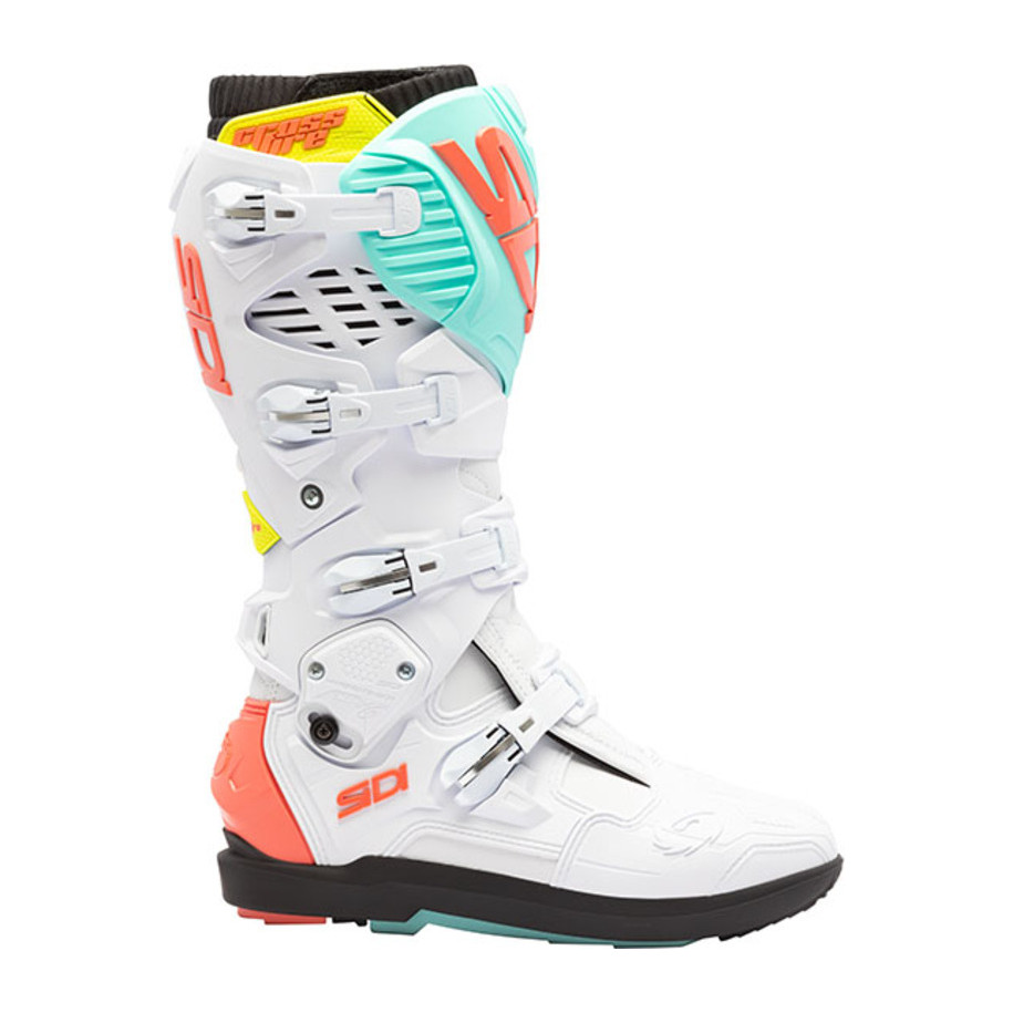 Bottes SIDI Crossfire 3 SRS - blanc/Mint/Coral