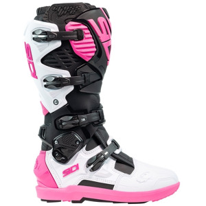 Bottes SIDI Crossfire 3 SRS - noir / blanc / rose