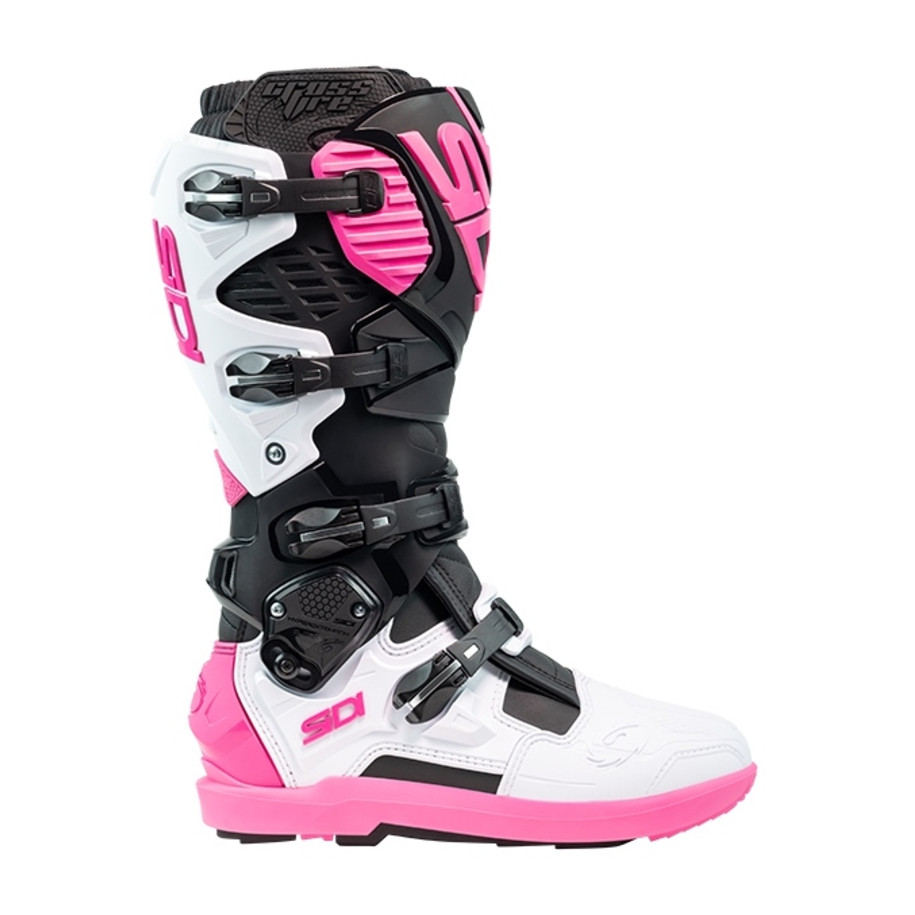 Bottes SIDI Crossfire 3 SRS - noir / blanc / rose