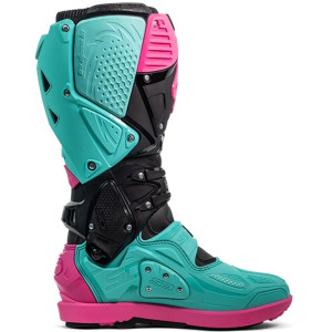 Bottes SIDI Crossfire 3 SRS - noir / Menthe / rose