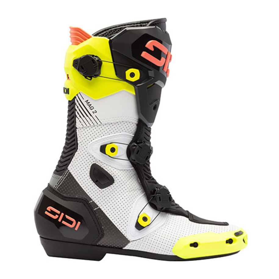 Bottes SIDI Mag-2 Air - Fluo Yellow/Fluo Coral