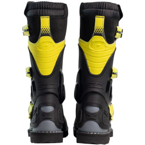 Bottes enfants SIDI Flame - noir / Citron / gris