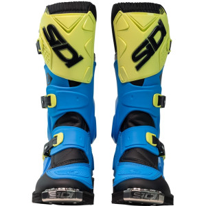 Bottes enfants SIDI Flame - bleu clair / Citron / noir
