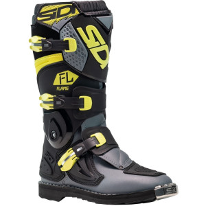 Bottes enfants SIDI Flame - noir / Citron / gris