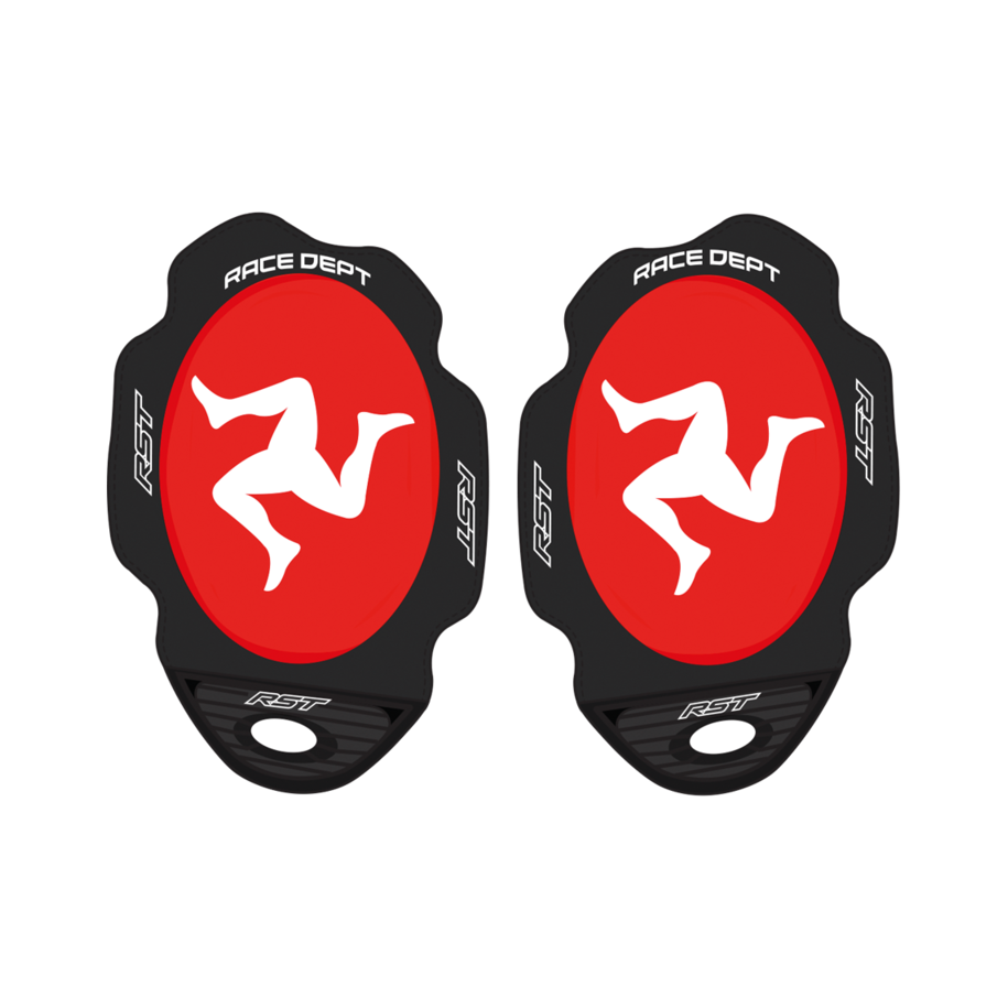 Sliders de genou RST Flag Series Manx Red