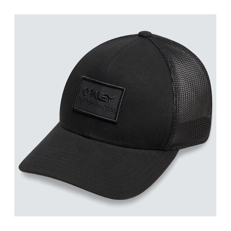 Casquette OAKLEY B1B HDO patch trucker - Noir