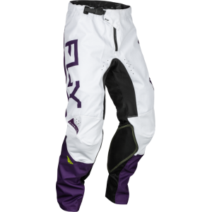 Pantalon FLY RACING Kinetic Reload - Deep Purple/blanc/jaune fluo