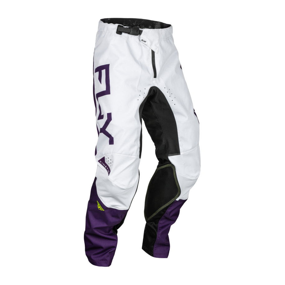 Pantalon FLY RACING Kinetic Reload - Deep Purple/blanc/jaune fluo