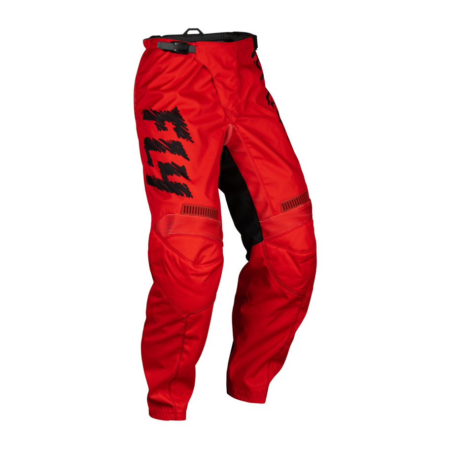 Pantalon enfant FLY RACING F-16 - rouge/noir/gris