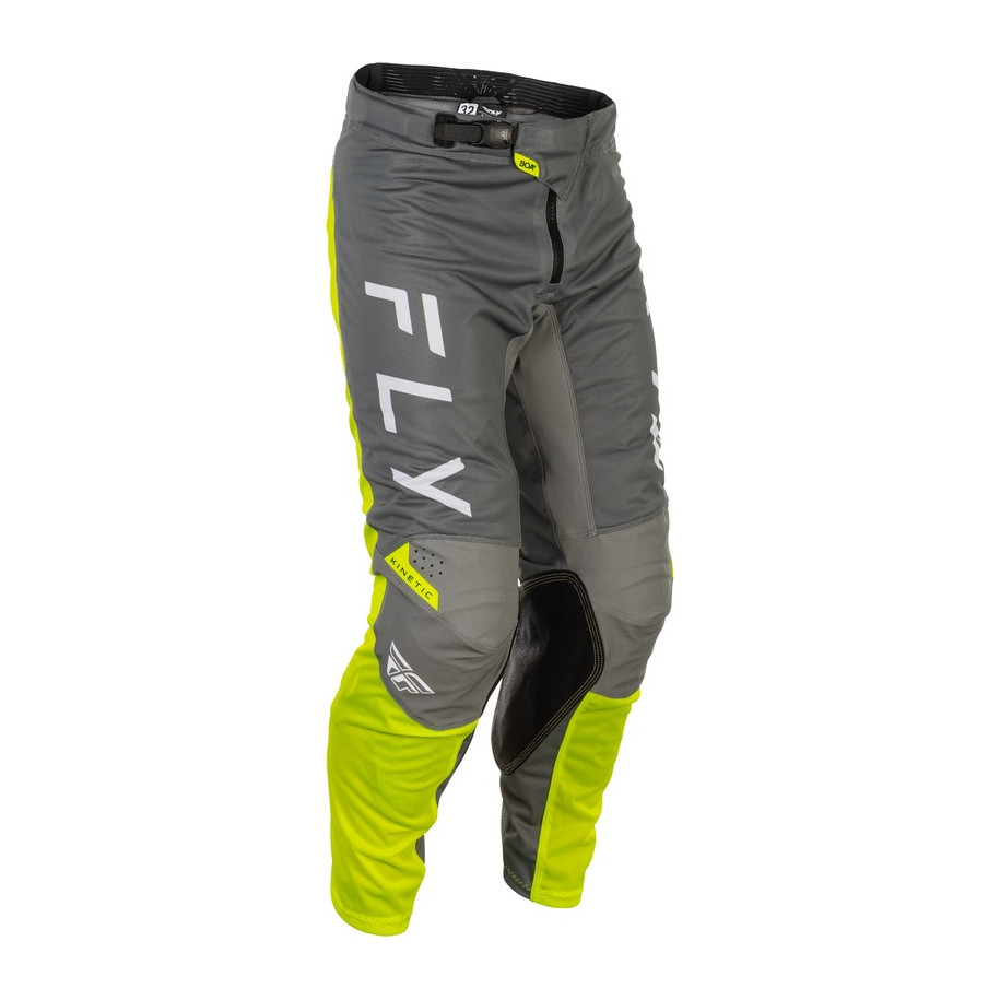 Pantalon FLY RACING Kinetic Mesh - gris/jaune