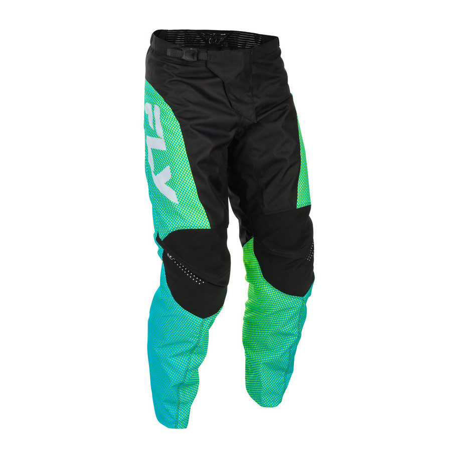 Pantalon FLY RACING F-16 - Aqua/noir/blanc