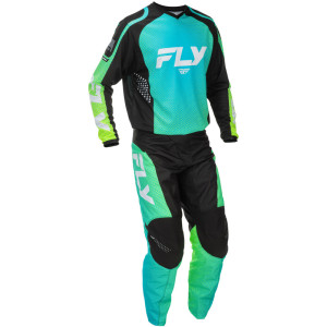 Pantalon FLY RACING F-16 - Aqua/noir/blanc