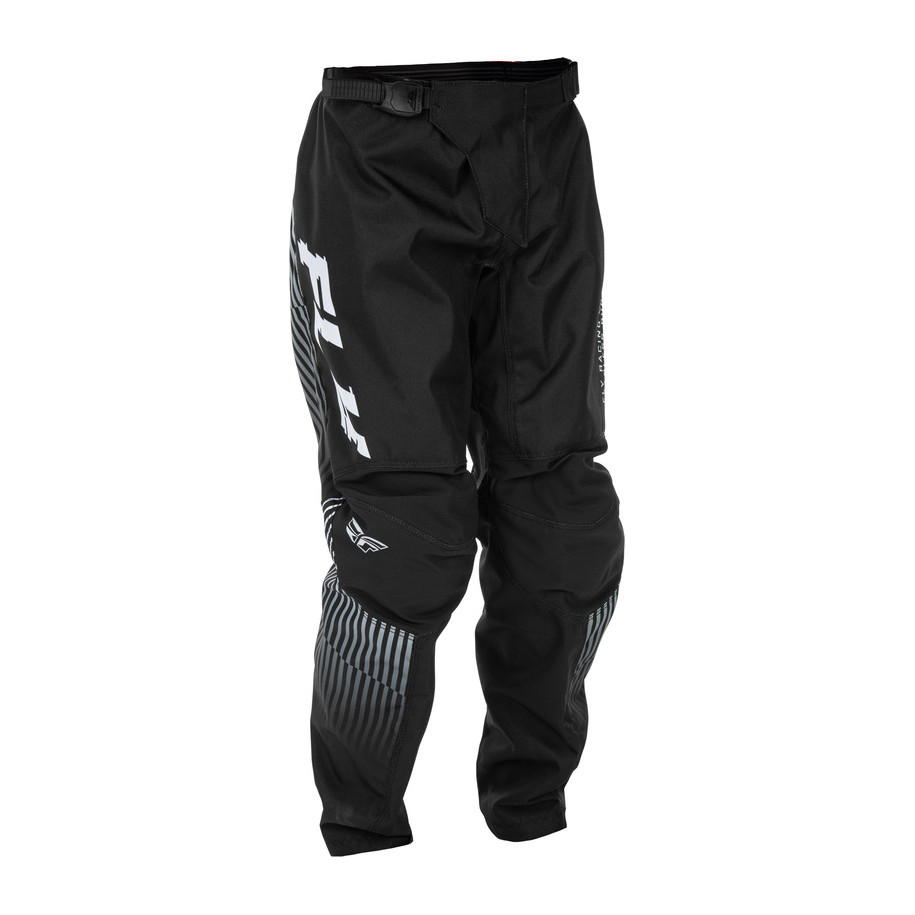Pantalon enfant FLY RACING F-16 - noir/blanc