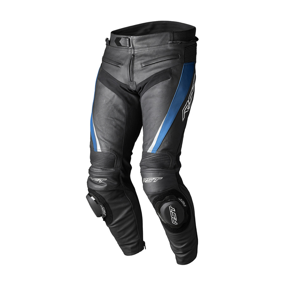 Pantalon cuir RST TracTech Evo 5 CE - bleu/noir/blanc