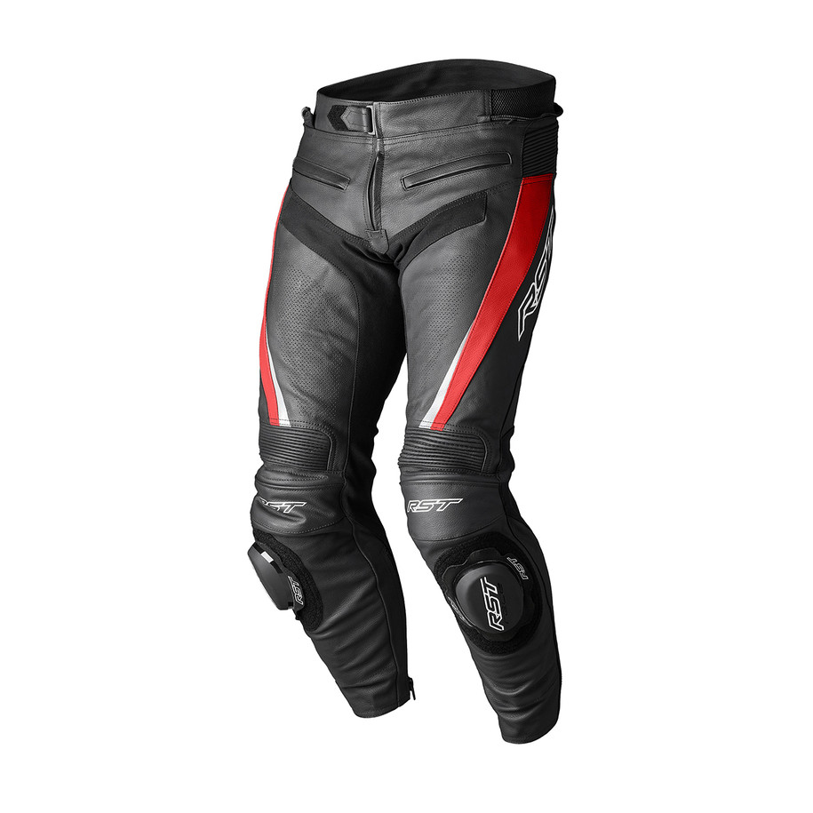 Pantalon cuir RST TracTech Evo 5 CE - rouge/noir/blanc