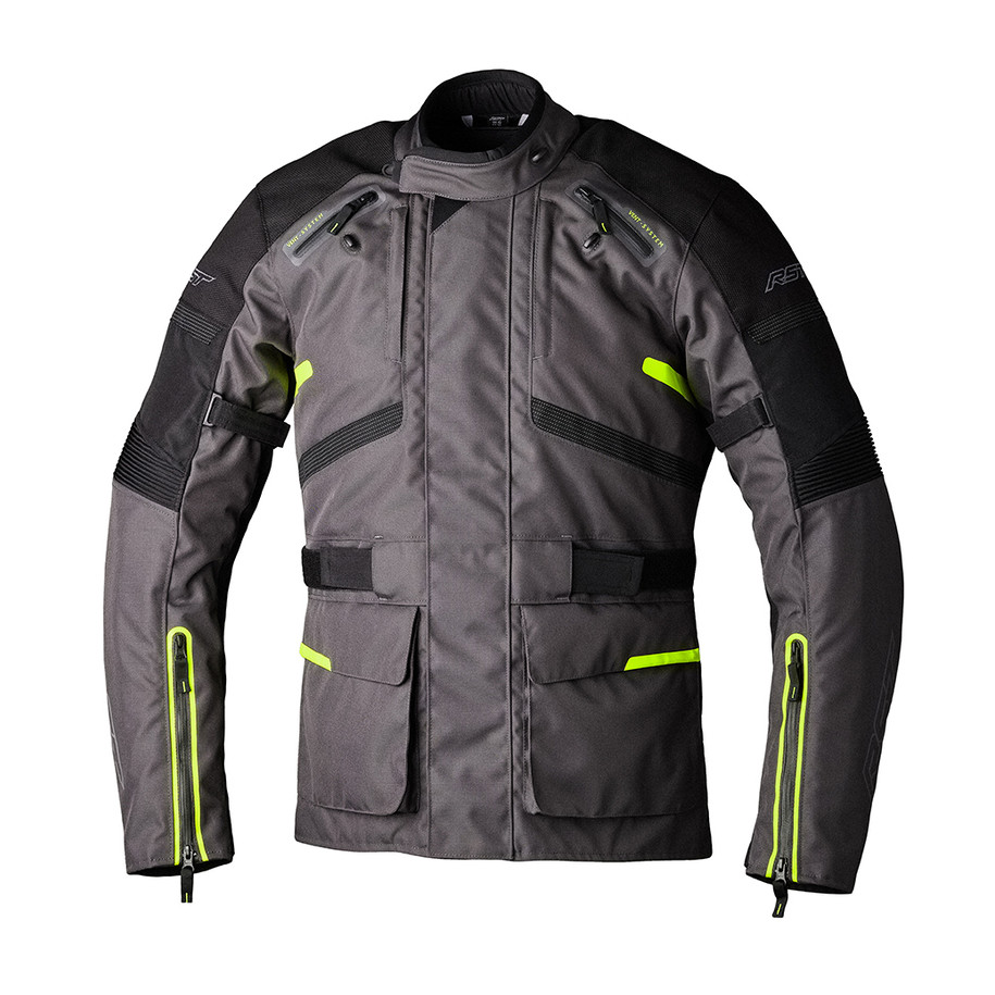 Veste RST Endurance CE textile - graphite/jaune fluo
