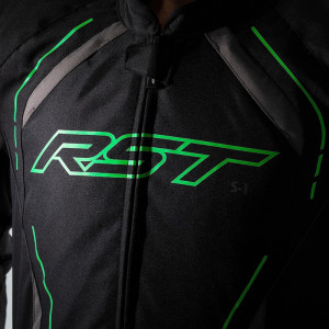 Veste RST S-1 textile - noir/gris/vert fluo