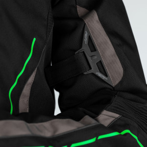 Veste RST S-1 textile - noir/gris/vert fluo