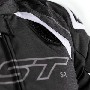 Veste RST S-1 textile - noir/blanc