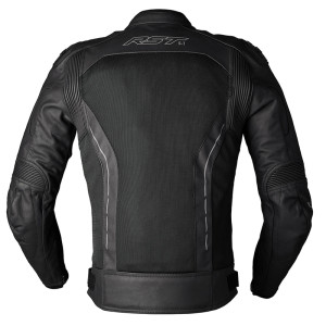 Veste cuir RST S-1 Mesh CE homme - noir