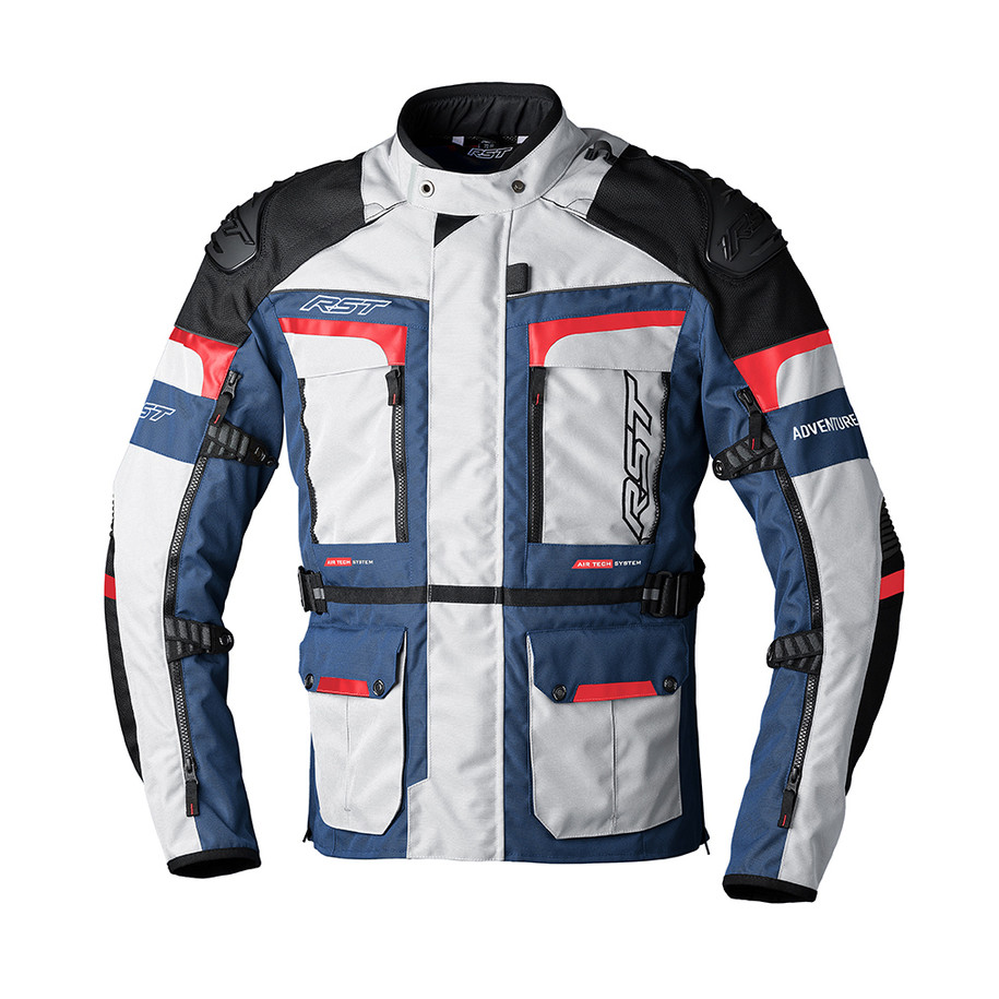 Veste RST Pro Series Adventure-X textile - argent/bleu/rouge